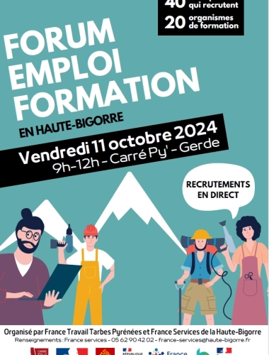 Forum "emploi et formation " en Haute-Bigorre