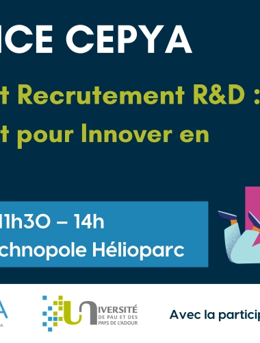 Conférence CEPyA - Financement et Recrutement R&D : Un Duo Gagnant pour Innover en Entreprise
