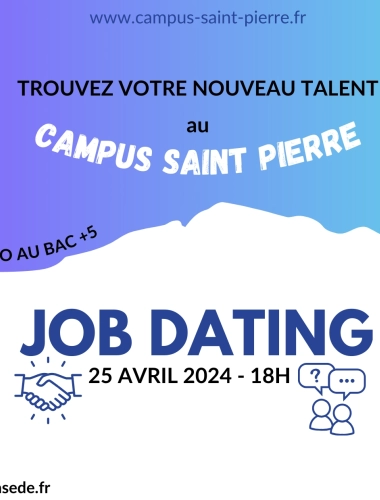Invitation JOB DATING ( N'oubliez pas de vous inscrire )
