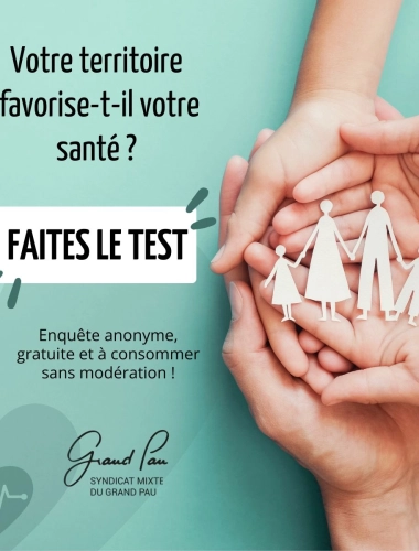 Votre territoire favorise-t-il votre santé- Enquête anonyme et gratuite