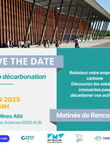 Matinée rencontres- Réduisez votre empreinte carbone Découvrez les solutions innovantes pour décarboner vos activités