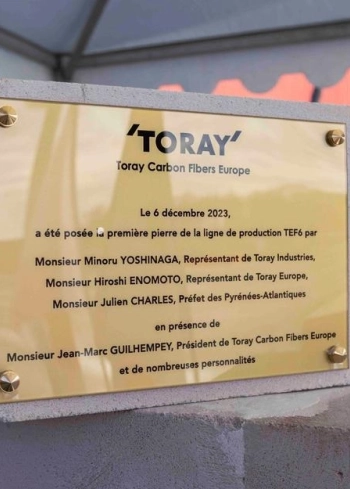 Toray CFE à Abidos : des tests lancés sur la nouvelle sixième ligne de production