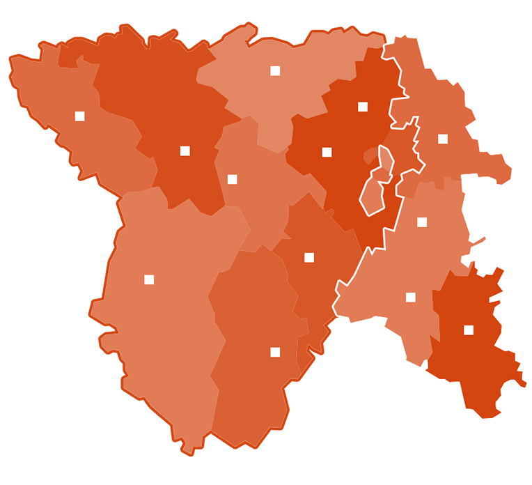 carte de la région